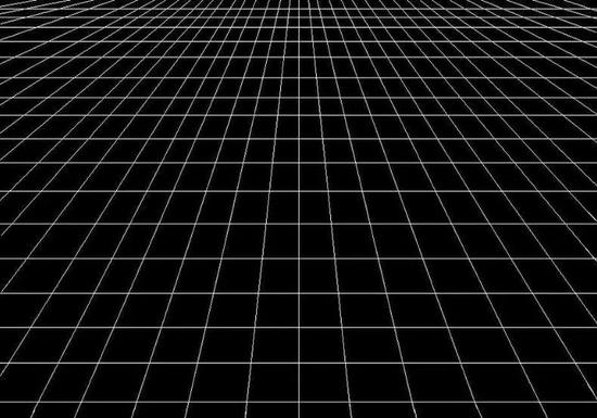 沒有任何類型的物質、能量或曲率的平坦空間的一種表示。如果這個空間本質上是離散的,就意味著宇宙有一個最小長度。至少在理論上,我們應當能設計一個實驗來揭示這種特性。